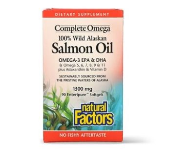 Wild Alaskan Salmon Oil Complete Omega 1300 mg