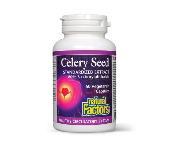 Celery Seed (Extract standardizat din Sâmburi de Țelină) – 80% 3-n-butylphthalide (3nb) – 60 capsule vegetale