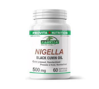 Nigella Ulei de Chimen Negru Provita Nutrition 500 mg 60 capsule