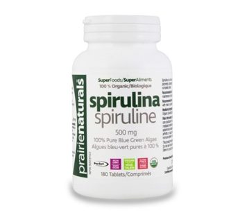 Spirulina biologica 500 mg 180 comprimate